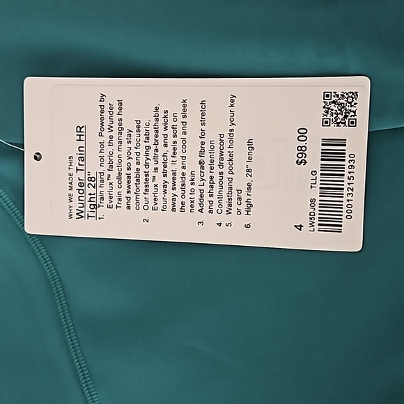 Lululemon Wunder Train Leggings - Picture 3 of 4